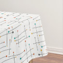 Search for teal and orange tablecloths Mid century modern