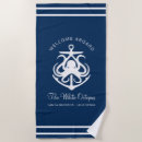 Search for nautical beach towels Welcome aboard