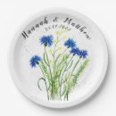 Search for cornflower blue plates Bridal shower