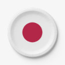 Search for japan paper plates Flag of japan