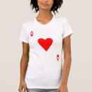 Search for ace of hearts playing card tshirts Gambling