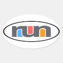 Search for car oval stickers Run