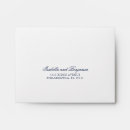 Search for navy blue wedding envelopes Rsvp
