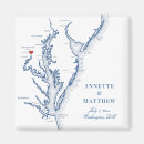 Search for square wedding magnets Nautical