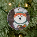 Search for akita christmas tree decorations Akita dog lovers