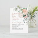 Search for floral anniversary invitations Greenery