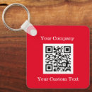 Search for red logo key rings Qr code