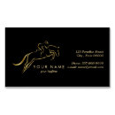 Search for jump business cards Horse