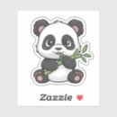 Search for cartoon panda stickers Bamboo