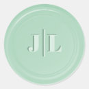 Search for mint green stickers Initials
