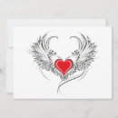 Search for angels 7x5 invitations Wings