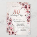 Search for blush pink 50th birthday invitations Surprise