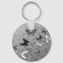 Search for black butterflies key rings White