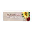 Search for country sunflower return address labels Fall