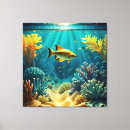 Search for underwater canvas prints Tropical