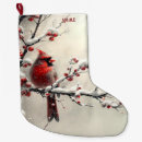 Search for cardinal christmas stockings Elegant