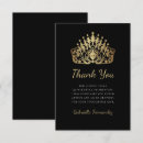 Search for crown thank you cards Quinceañera