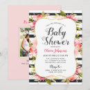 Search for stripe pattern baby shower invitations Mother to be
