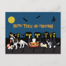 Search for treating postcards Trick or treat