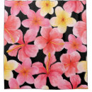 Search for hibiscus flower shower curtains Watercolor