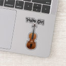 Search for violin girl stickers Violinist