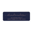 Search for rose wedding return address labels Elegant