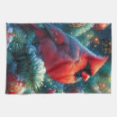 Search for cardinal bird tea towels Winter