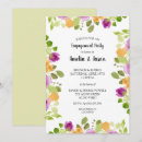 Search for watercolor floral engagement party invitations Flowers