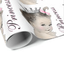 Search for princess wrapping paper Baby girl