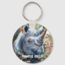 Search for rhino key rings African wildlife