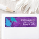 Search for peacock feather return address labels Modern