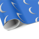 Search for crescent moons wrapping paper Night sky