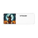 Search for witch cat return address labels Ghost