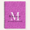 Search for hot pink glitter notebooks Trendy