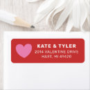 Search for cute valentines day return address labels Modern