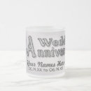 Search for 25th silver wedding anniversary mugs Marriage