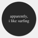 Search for surfing lover stickers Ocean