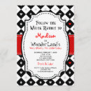 Search for queen of hearts birthday invitations Pink