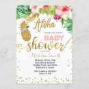 Search for aloha baby shower invitations Pineapple