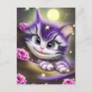Search for alice wonderland cheshire cat postcards Cats