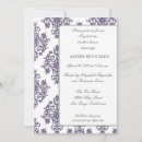Search for eggplant bridal shower invitations White