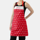 Search for red polka dot aprons Retro