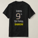 Search for 9th birthday tshirts 9 years old