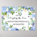 Search for hashtag wedding signs Blue