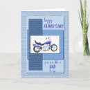 Search for motorcycle fathers day cards Blue