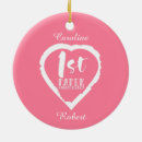 Search for 1st wedding christmas tree decorations Heart