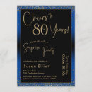 Search for cheers to 80 years invitations Celebration