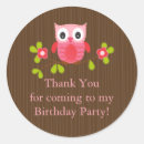 Search for owl birthday party stickers Modern