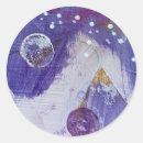 Search for purple mountains stickers Moon