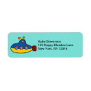 Search for submarine return address labels Under the sea